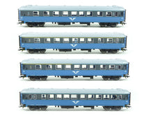 Laden Sie das Bild in den Galerie-Viewer, Personenwagen-Set Reisezugwagenset SJ 4-teilig, Märklin H0 43787 neu OVP
