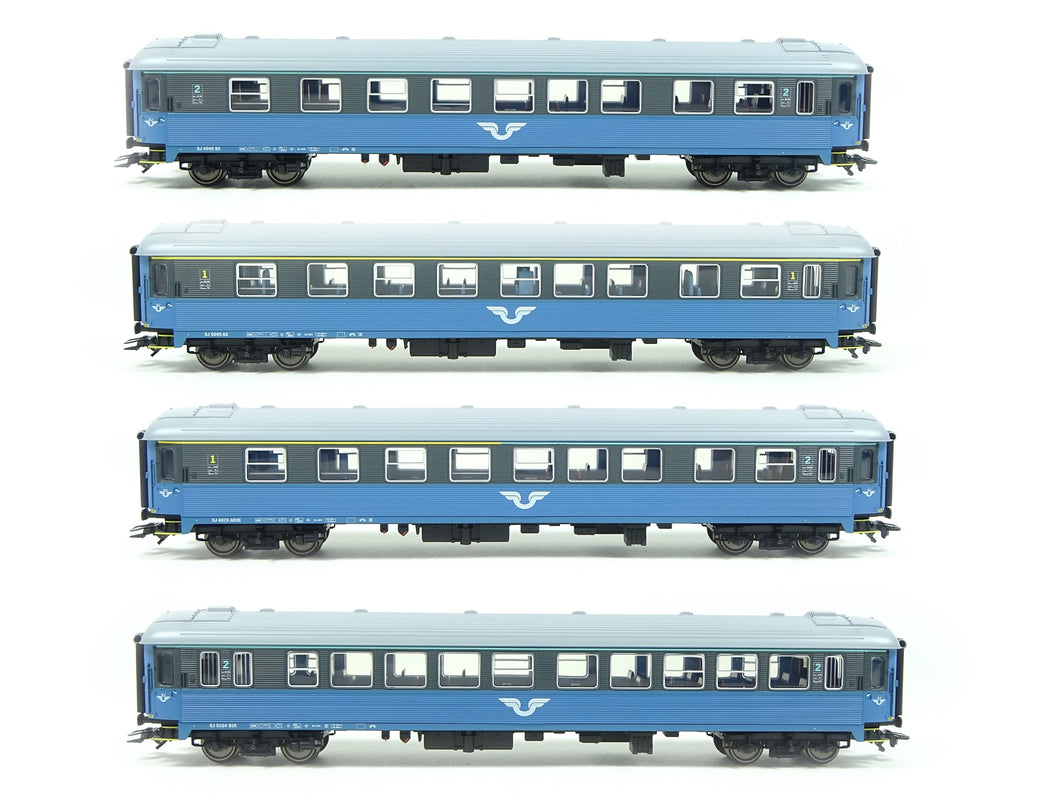 Personenwagen-Set Reisezugwagenset SJ 4-teilig, Märklin H0 43787 neu OVP