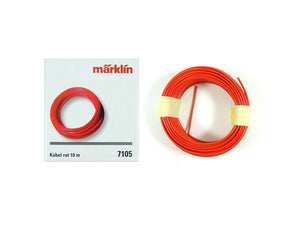 Modellbahn Modellbau Kabel rot, 3 x Märklin 7105 neu, OVP