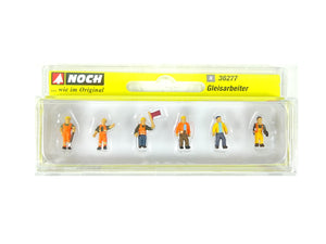 Noch N 36277 Gleisarbeiter, 6 Figuren, neu, OVP