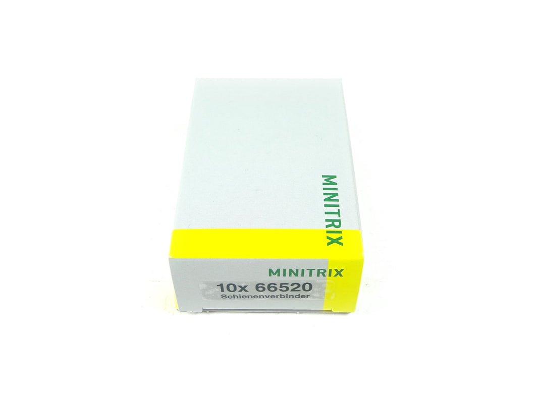 N Gleis Schienenverbinder mit Anschluss 10 St., Minitrix N 66520 neu OVP