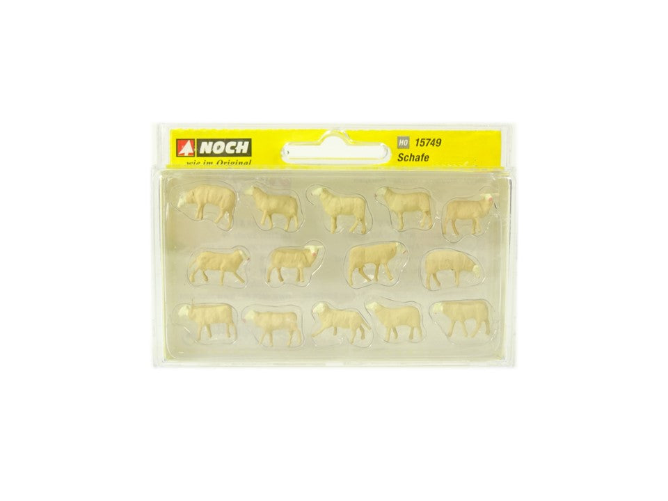 Modellbau Figuren Tiere 14 Schafe , Noch H0 15749 neu, OVP
