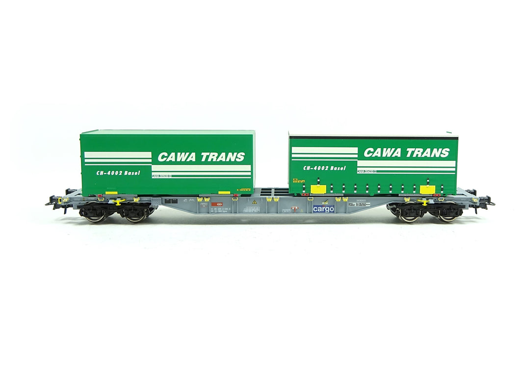 Containertragwagen Cawa Trans SBB, Roco H0 76949 neu OVP