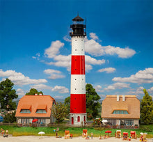 Laden Sie das Bild in den Galerie-Viewer, Modellbau Bausatz Leuchtturm Westerheversand, Faller H0 130670, neu
