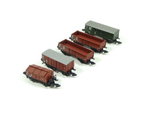 Laden Sie das Bild in den Galerie-Viewer, Güterwagen Set 5 teilig DB Epoche III, Märklin Z 86070 neu OVP
