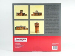 Modellbahn Lokschuppen mit Wasserturm, Bausatz, Auhagen 11400 H0 neu, OVP