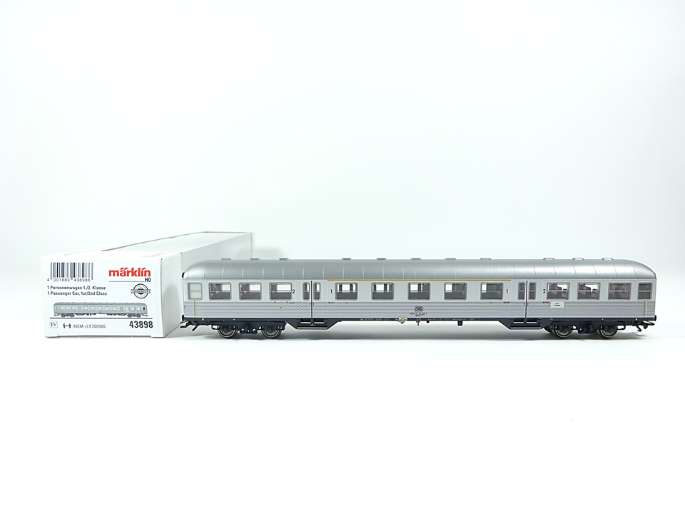 Personenwagen Silberling 1./2. Klasse DB, Märklin H0 43898 neu, OVP