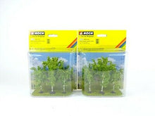 Laden Sie das Bild in den Galerie-Viewer, Noch 25120 -Doppelpack- Birken, 2x3 Stück, 8 und 10 cm hoch, H0/TT, neu, OVP
