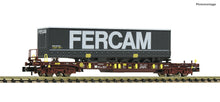 Laden Sie das Bild in den Galerie-Viewer, Fleischmann N Güterwagen Taschenwagen T3 FERCAM AAE 825060 neu OVP
