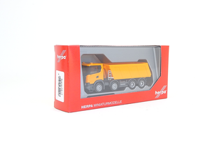 Herpa 309943, Scania CG 17 8x4 Baukipper, kommunalorange, 1:87, neu, OVP