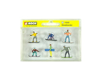 Laden Sie das Bild in den Galerie-Viewer, Modellbahn Figuren Snowboarder, Noch H0 15826 neu
