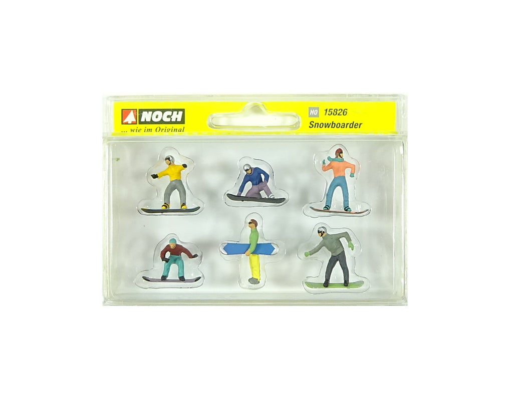 Modellbahn Figuren Snowboarder, Noch H0 15826 neu