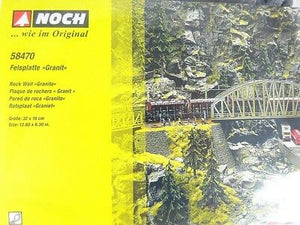 Modellbahn Modellbau Felsen Felsplatte Granit, Noch 58470 neu, OVP