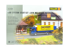 Laden Sie das Bild in den Galerie-Viewer, Faller H0 161489 Car System Start-Set LKW MB Atego Dachser, neu, OVP
