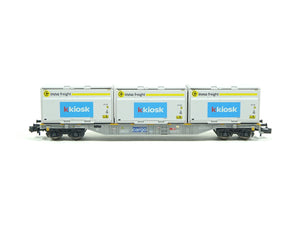 Güterwagen Containertragwagen SBB Cargo Minitrix N 18405 neu