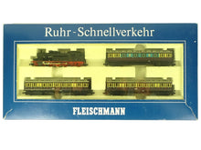 Laden Sie das Bild in den Galerie-Viewer, Zugpackung Ruhr Schnellverkehr, Fleischmann H0 OVP - Bastler
