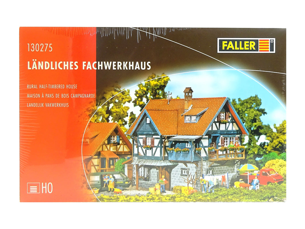 Modellbahn Modellbau Ländliches Fachwerkhaus, Faller H0 130275 neu OVP