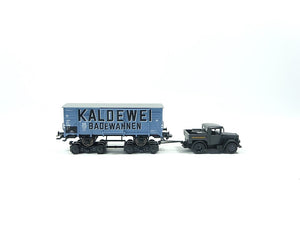Märklin H0 48822, Güterwagen G 10 m. Strassenroller, DB, neu, OVP