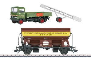 Güterwagen Westdeutsche Quarzwerke Tds DB, Märklin H0 46302 neu OVP