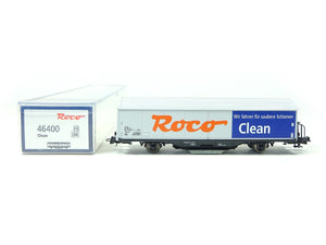 Gleis Schienenreinigungswagen, Roco Clean H0 46400 neu