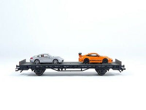 Märklin H0 45057, Autotransportwagen "70J. Porsche-Sportwagen 7", neu, OVP
