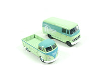 Laden Sie das Bild in den Galerie-Viewer, mhi Set Vespa Garage VW T1, MB L319, Vespa, Schuco H0 452671700 neu
