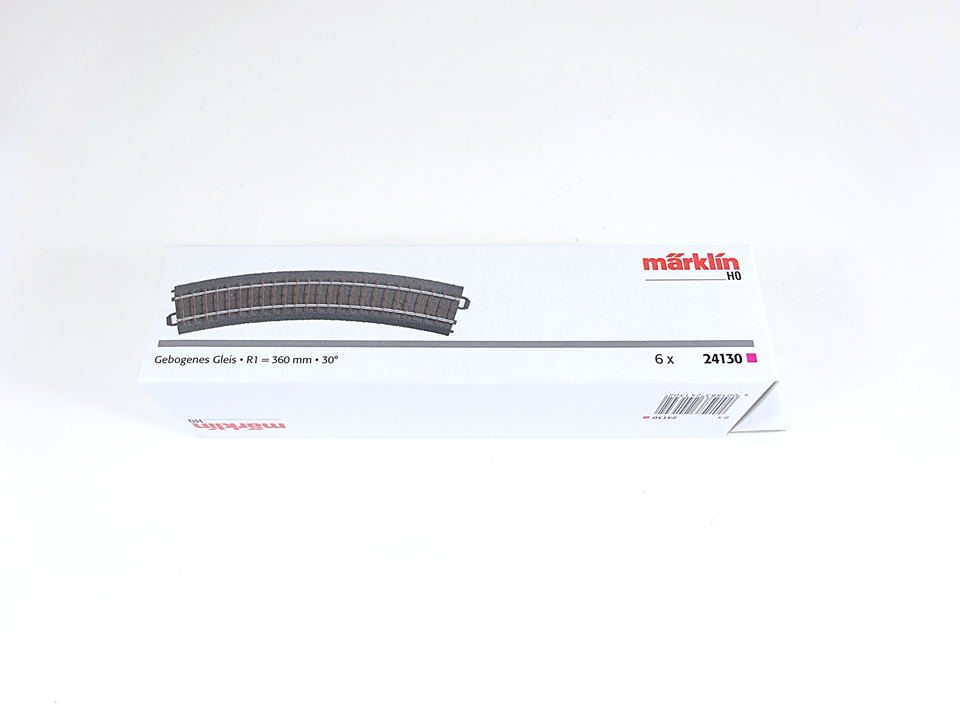 Märklin H0 Gleise C Gleis gebogen 6 Stück 24130 H0 R1 neu OVP