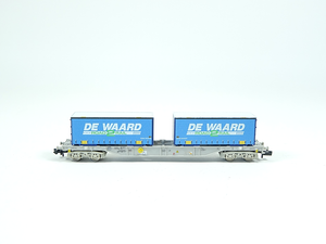 Fleischmann N 845373, Containertragwagen "DE WAARD", AAE, neu, OVP