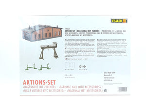 Modellbau Bausatz Aktions-Set Wagenhalle mit Zubehör, Faller H0 190069 neu