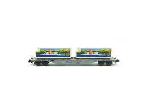 Containertragwagen Set Güterwagen 2 tlg., SBB, Minitrix N 15488 neu, OVP