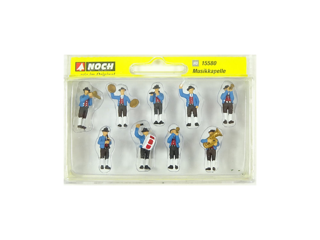 Modellbahn Figuren Musikkapelle, 9 Figuren, Noch H0 15580 neu, OVP