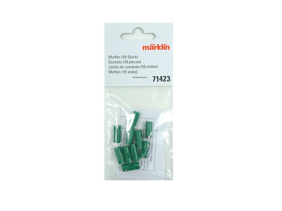 Modellbahn Muffen grün 10 Sück, Märklin 71423 neu, OVP