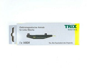Weichenantrieb Weiche links elektrisch, Minitrix ( Trix ) N 14934 neu, OVP