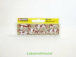 Noch H0 15723, Kühe, braun-weiß, 7 Figuren, neu, OVP