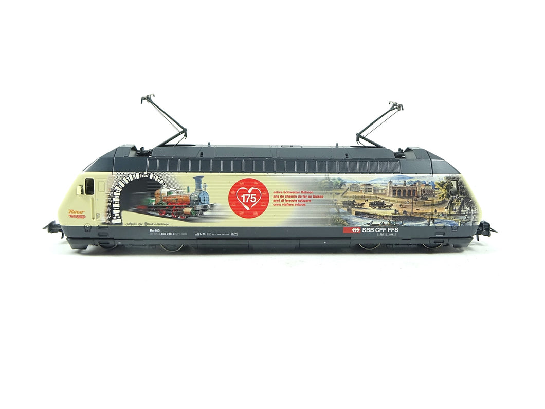 E- Lok 460 019-3 „175 Jahre Schweizer Bahnen‟ digital sound, Roco H0 70678 neu OVP