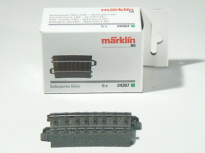 C Gleis Gleise gebogen kurz, R 2, Märklin H0 24207 neu, OVP