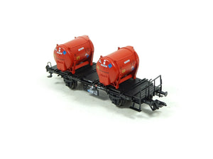 Güterwagen Behältertragwagen Lbms, Märklin H0 48955 neu OVP