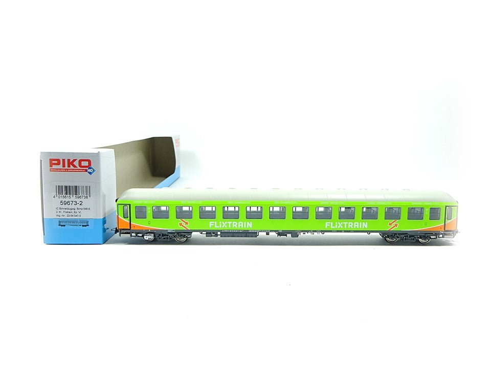 Personenwagen Flixtrain 2. Kl., IC Wagen Bmz, PIKO H0 59673 -2 neu, OVP