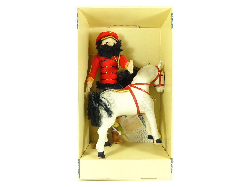 Steiff Replika Filzpuppe Ungar mit Pferd 1912 Sammlerstück 411984 OVP