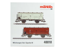 Laden Sie das Bild in den Galerie-Viewer, Güterwagen Milchwagen-Set 2-teilig DB, Märklin H0 48818 neu OVP

