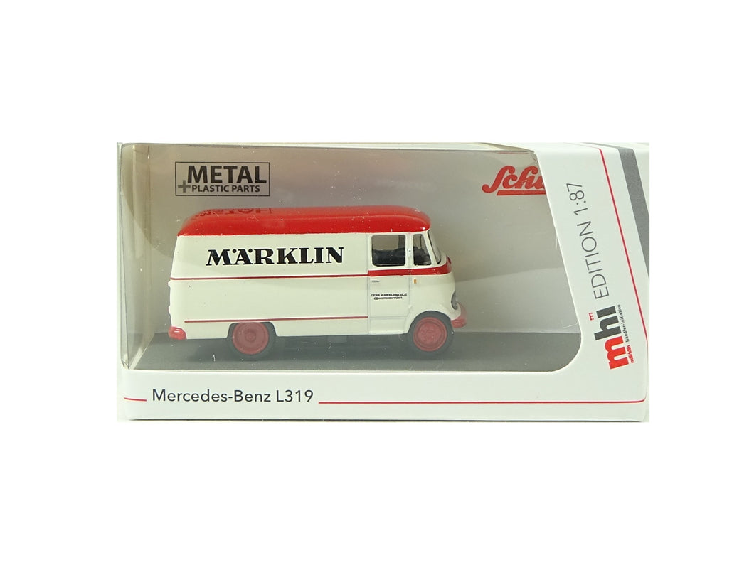 Modellauto MB L319 Kasten MÄRKLIN mhi, Schuco H0 45 267 1301 neu OVP