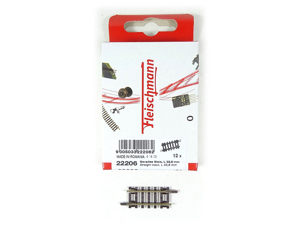 N Gleis Ausgleichsstück 33,6 mm, Fleischmann N 22206 neu, OVP