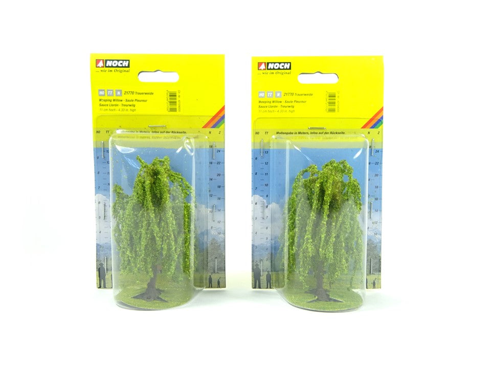 Noch H0 21770 - Doppelpack- Trauerweiden, 11 cm hoch, neu, OVP