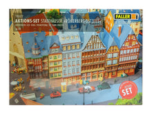 Laden Sie das Bild in den Galerie-Viewer, Modellbau Aktions Set Stadthäuser Römerberg-Ostzeile, Faller H0 190077 neu, OVP
