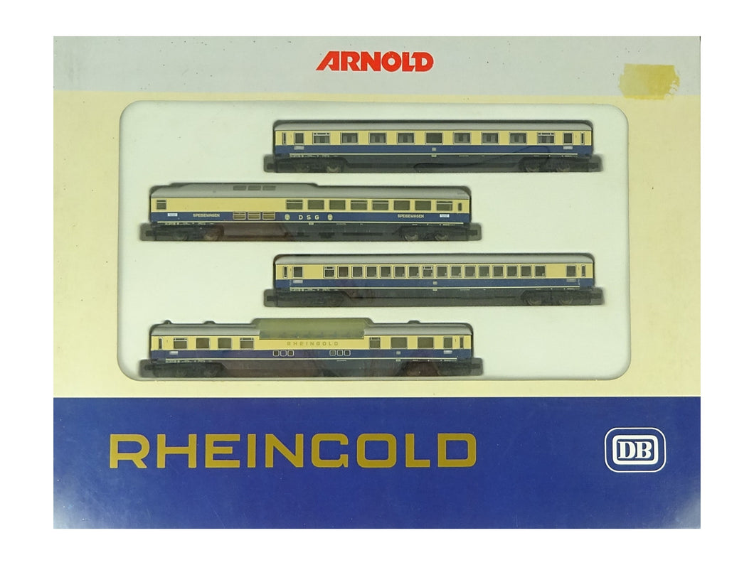 Rheingold Personenwagen-Set DB 4-teilig, Arnold N 0144 OVP