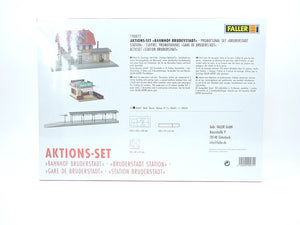Modellbahn Bausatz Aktions Set Bahnhof Bruderstadt, Faller H0 190072 neu, OVP