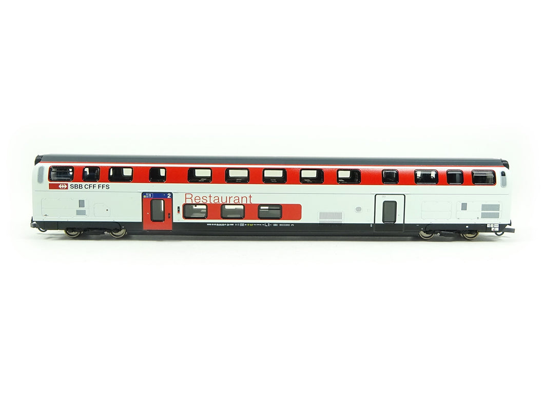 Doppelstock Restaurantwagen SBB, Roco H0 74717 neu OVP