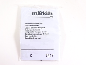 K Gleis Weichenlaterne Satz, Märklin H0 7547 neu, OVP