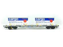 Laden Sie das Bild in den Galerie-Viewer, Güterwagen Containertragwagen SBB Cargo, aus Märklin H0 47463-01 neu OVP
