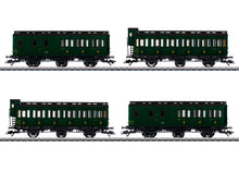 Laden Sie das Bild in den Galerie-Viewer, Personenwagen Set Abteilwagenset SNCF 4 tlg, Märklin H0 42042 neu, OVP
